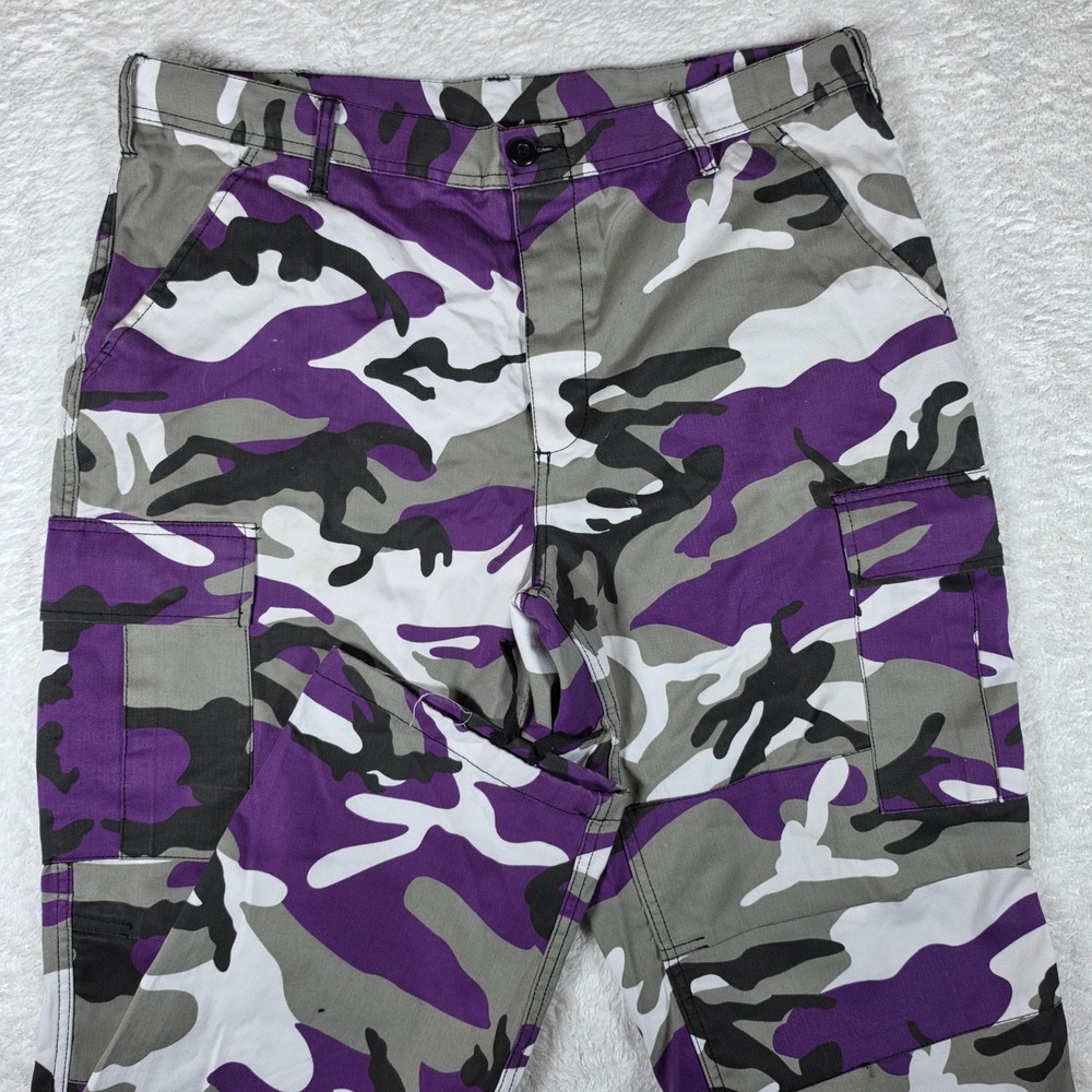 Rothco BDU Purple Camo Mens Large Regular Purple Tactical Cargo Pants